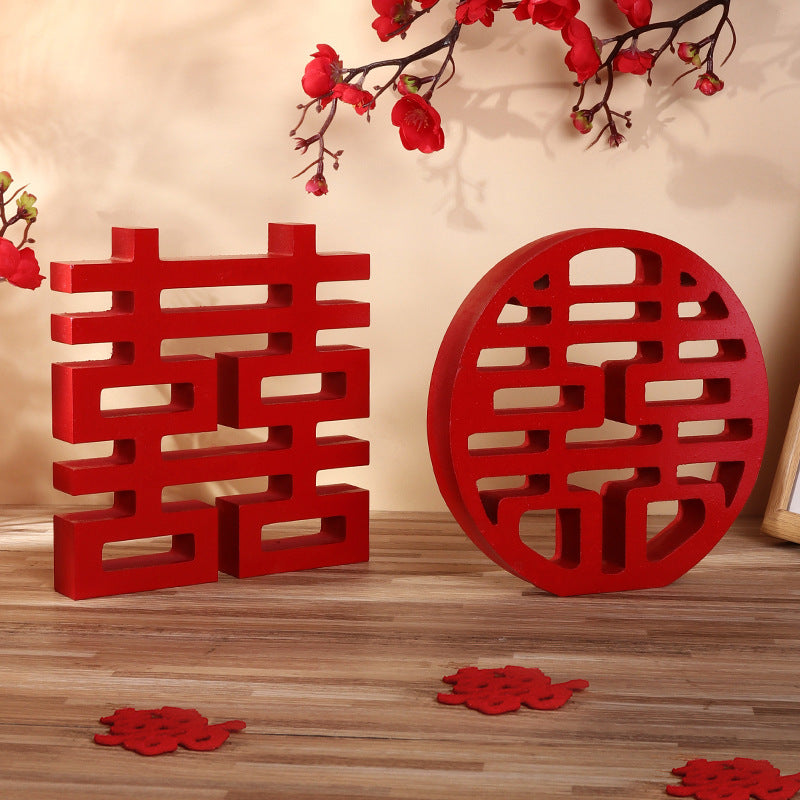 3D Double Happiness Ornament - OurLittleStory