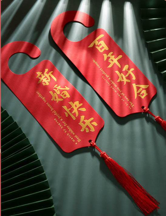 Wedding Bliss Door Hangers - OurLittleStory